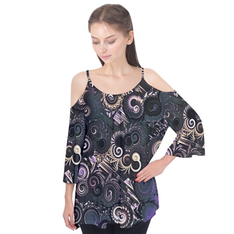 Whirligig Flutter Tees by MRNStudios