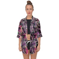 Combat Drops Open Front Chiffon Kimono by MRNStudios