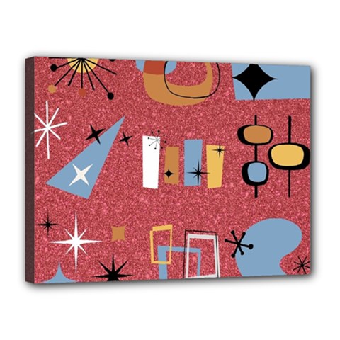 50s Canvas 16  X 12  (stretched) by NerdySparkleGoth