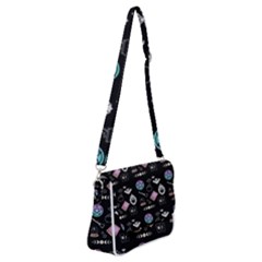 Small Witch Shoulder Bag With Back Zipper by NerdySparkleGoth