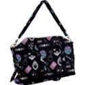 Witch Goth Pastel Pattern Canvas Crossbody Bag View1