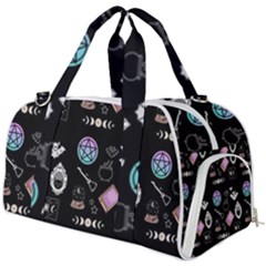 Witch Goth Pastel Pattern Burner Gym Duffel Bag by NerdySparkleGoth