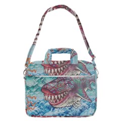 Wth Shark Macbook Pro Shoulder Laptop Bag  by SomethingForEveryone