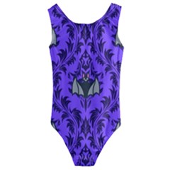 Friggin Bats Pattern Kids  Cut-out Back One Piece Swimsuit by NerdySparkleGoth