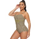 Pearls With A Beautiful Luster And A Star Of Pearls Retro Full Coverage Swimsuit View2