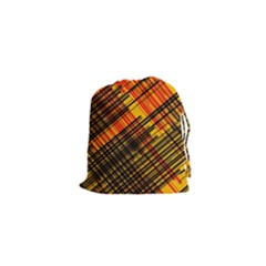 Root Humanity Orange Yellow And Black Drawstring Pouch (xs) by WetdryvacsLair