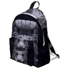 Creepy Lion Head Sculpture Artwork 2 The Plain Backpack by dflcprintsclothing