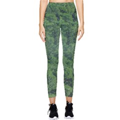 Leafy Forest Landscape Photo Pocket Leggings  by dflcprintsclothing