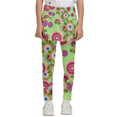 Flower Bomb 6 Kids  Skirted Pants by PatternFactory