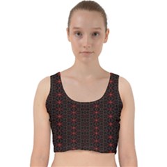 Spiro Velvet Racer Back Crop Top by Sparkle
