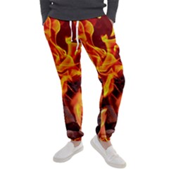 Fire-burn-charcoal-flame-heat-hot Men s Jogger Sweatpants by Sapixe