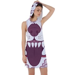 Kitsune Mask Racer Back Hoodie Dress by mindnmint