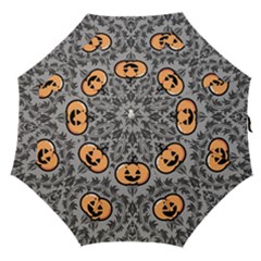 Pumpkin Pattern Straight Umbrellas by NerdySparkleGoth