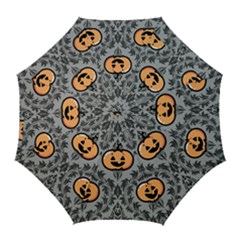 Pumpkin Pattern Golf Umbrellas by NerdySparkleGoth