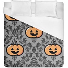 Pumpkin Pattern Duvet Cover (king Size) by NerdySparkleGoth