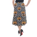 Pumpkin Pattern Midi Mermaid Skirt View2
