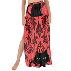 Cat Pattern Maxi Chiffon Tie-up Sarong by NerdySparkleGoth