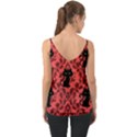 Cat Pattern Chiffon Cami View2