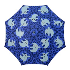 Ghost Pattern Golf Umbrellas by NerdySparkleGoth