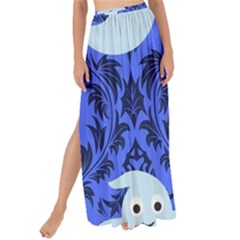 Ghost Pattern Maxi Chiffon Tie-up Sarong by NerdySparkleGoth