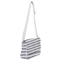 Athletic Running Graphic Silhouette Pattern Shoulder Bag With Back Zipper by dflcprintsclothing