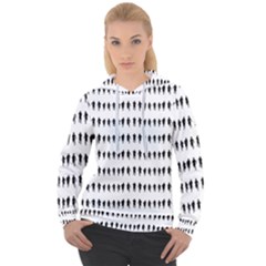 Athletic Running Graphic Silhouette Pattern Women s Overhead Hoodie by dflcprintsclothing