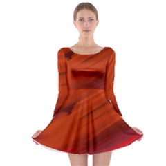 Crimson Long Sleeve Skater Dress by kiernankallan