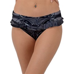 Lunar Phases Frill Bikini Bottom by MRNStudios
