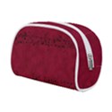 Black Splashes On Red Background Make Up Case (Small) View2