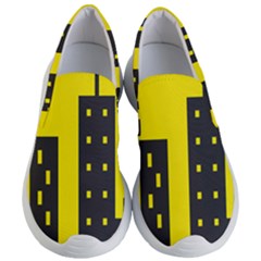 Skyline-city-building-sunset Women s Lightweight Slip Ons by Sudhe