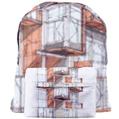 Rag-flats-onion-flats-llc-architecture-drawing Graffiti-architecture Giant Full Print Backpack by Sudhe