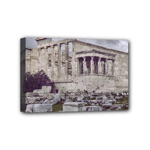 Erechtheum Temple, Athens, Greece Mini Canvas 6  X 4  (stretched) by dflcprintsclothing