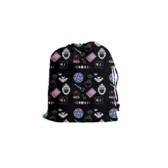 Pastel Goth Witch Drawstring Pouch (small) by NerdySparkleGoth
