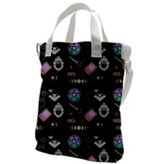 Pastel Goth Witch Canvas Messenger Bag by NerdySparkleGoth