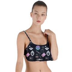 Pastel Goth Witch Layered Top Bikini Top  by NerdySparkleGoth