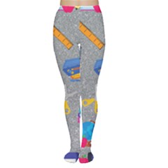 80s And 90s School Pattern Tights by NerdySparkleGoth