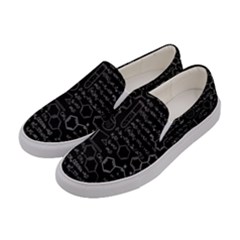 Medical Biology Detail Medicine Psychedelic Science Abstract Abstraction Chemistry Genetics Women s Canvas Slip Ons by Sudhe
