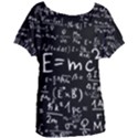 Science-albert-einstein-formula-mathematics-physics-special-relativity Women s Oversized Tee View1