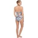 Compass-direction-north-south-east Scallop Top Cut Out Swimsuit View2