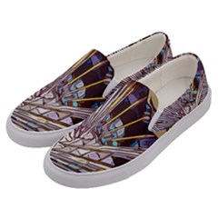 Abstract-drawing-design-modern Men s Canvas Slip Ons by Sudhe