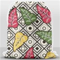 Leaves Foliage Batik Seamless Drawstring Bag (Large) View2
