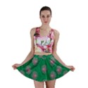 Lotus Bloom In The Blue Sea Of Peacefulness Mini Skirt View1