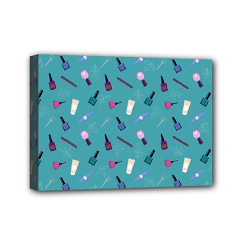 Manicure Supplies  Nail Polish Mini Canvas 7  X 5  (stretched) by SychEva