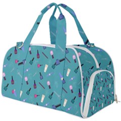 Manicure Supplies  Nail Polish Burner Gym Duffel Bag by SychEva