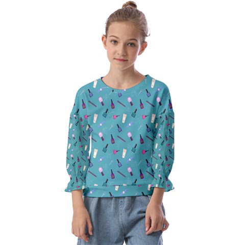 Manicure Supplies  Nail Polish Kids  Cuff Sleeve Top by SychEva
