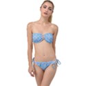 Beautiful Girls With Drinks Twist Bandeau Bikini Set View1