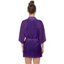Leather Smooth 18-purple Half Sleeve Chiffon Kimono View2