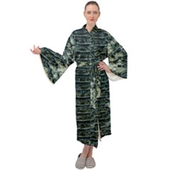 Snake Skin-29 Alt Maxi Velour Kimono by skindeep