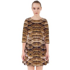 Reptile Skin Pattern 11 Smock Dress by skindeep