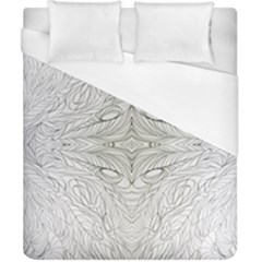 Mono Repeats Duvet Cover (california King Size) by kaleidomarblingart